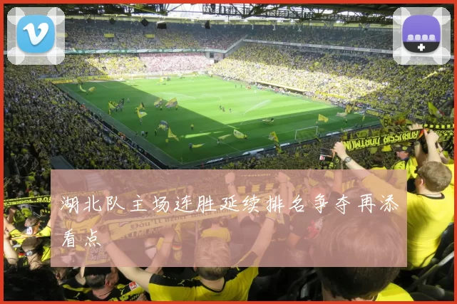 湖北队主场连胜延续排名争夺再添看点